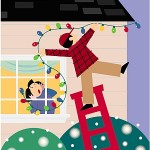 Ladder Christmas Lights